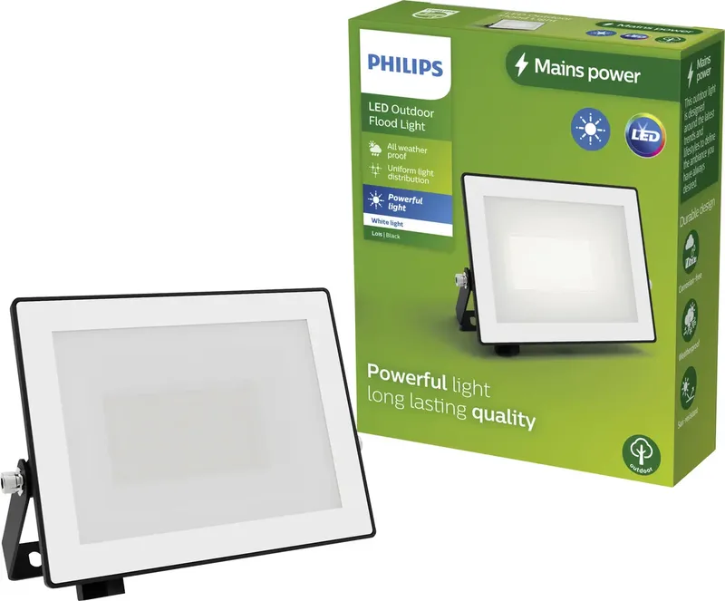 Lois 929004641601 LED-Außenstrahler 20 W Leuchtfarben: Warmweiß de Philips – photo produit