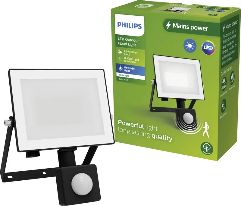 Lois 929004642201 LED-Außenstrahler mit Bewegungsmelder 20 W Leuchtfarben: Warmweiß från Philips – produktbild