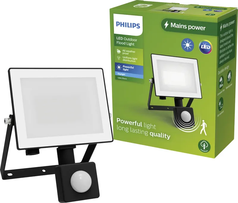Lois 929004642301 LED-Außenstrahler mit Bewegungsmelder 20 W Leuchtfarben: Kaltweiß från Philips – produktbild