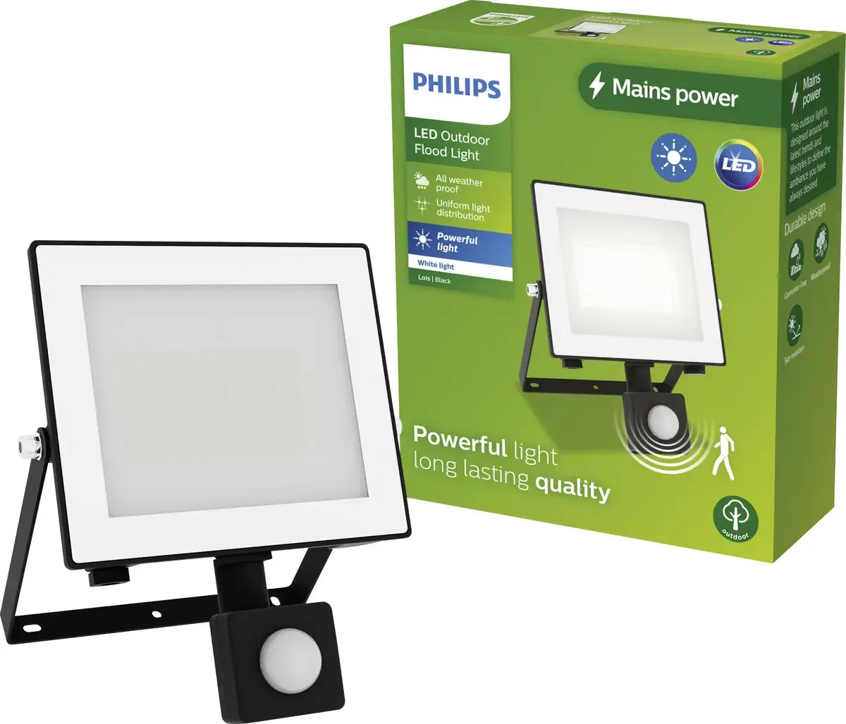 Lois Utomhusapplicering från Philips i Svart – produktbild