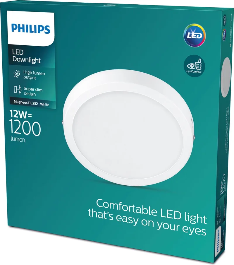Magneos plafondlamp - rond - klein - 12 W van Philips in Wit – productfoto