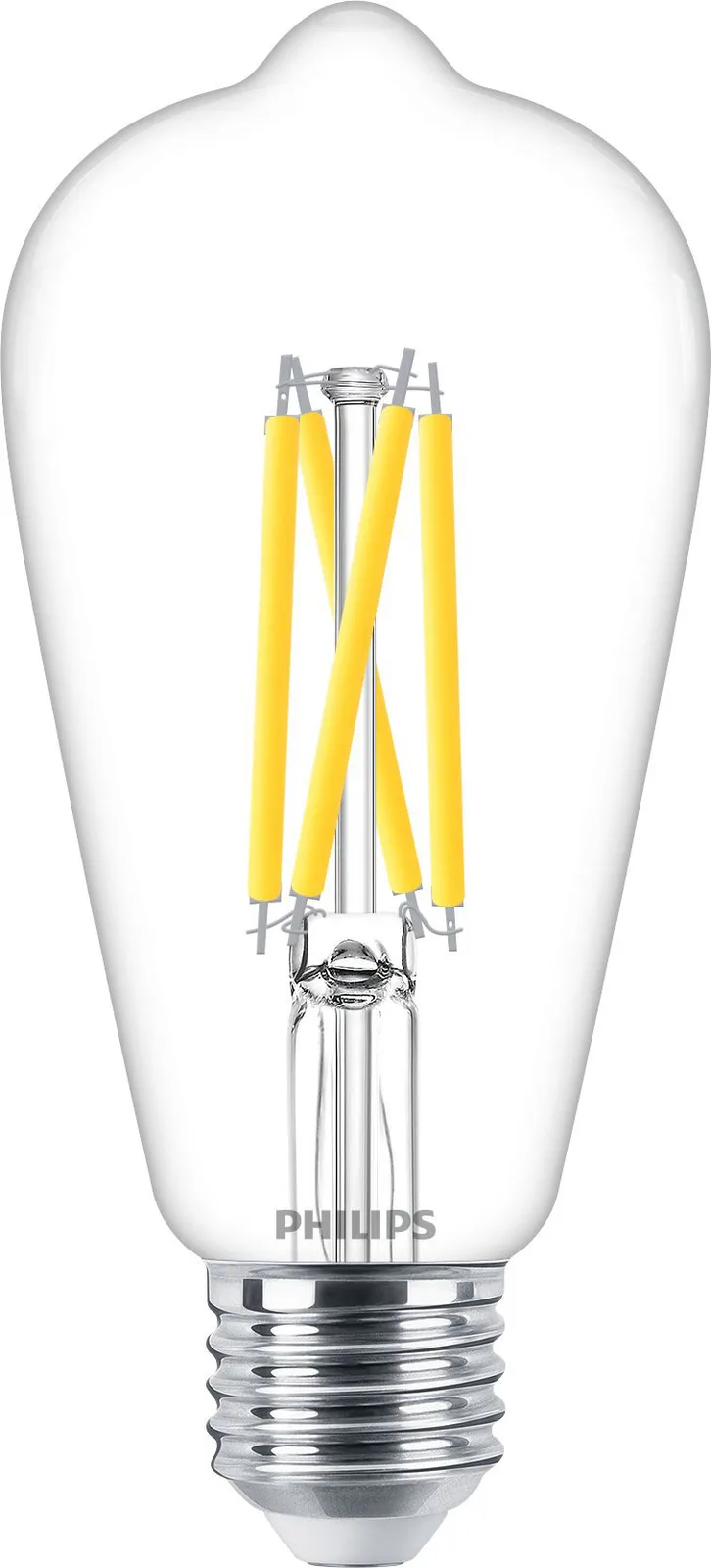 MAS VLE LEDBulb DT5.9-60W E27 927ST64CLG 806lm 2200-2700K klar FIL ST64 DimTone van Philips – productfoto
