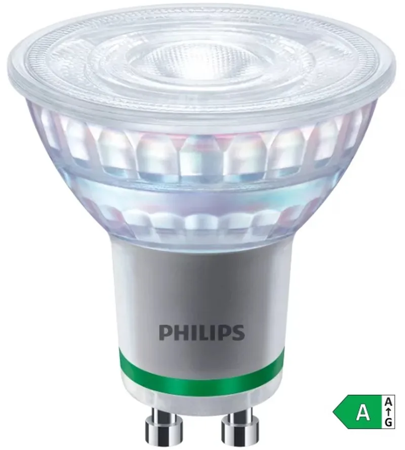 Philips 19485400 Glühlampe EEK A (A - G) GU10 Reflektor 2.1 W Warmweiß (Ø x H) 50 mm x 54 mm 1 St. von Philips – Produktfoto