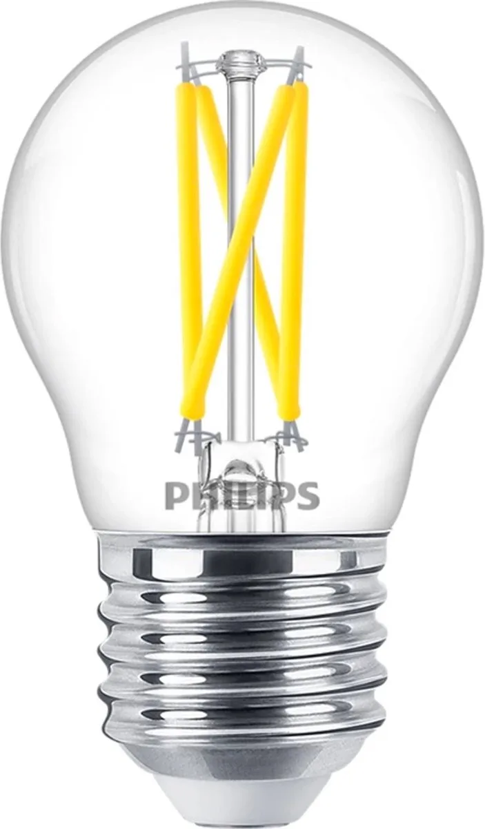 LED-Kerzenlampe E27 927 DimTone 2,5W 340lm dimmbar von Philips – Produktfoto