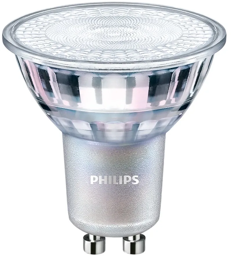 LED 70771500 LED CEE F (A - G) GU10 forme de cône 5.5 W = 50 W blanc chaud (Ø x L) 50 mm x 54 mm à intensité variable 1 pc(s) de Philips – photo produit