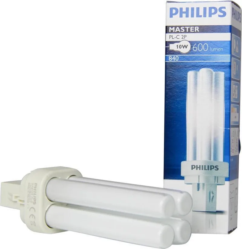 MASTER PL-C 2P 10W 840 - Koel Wit fra Philips – produktbillede