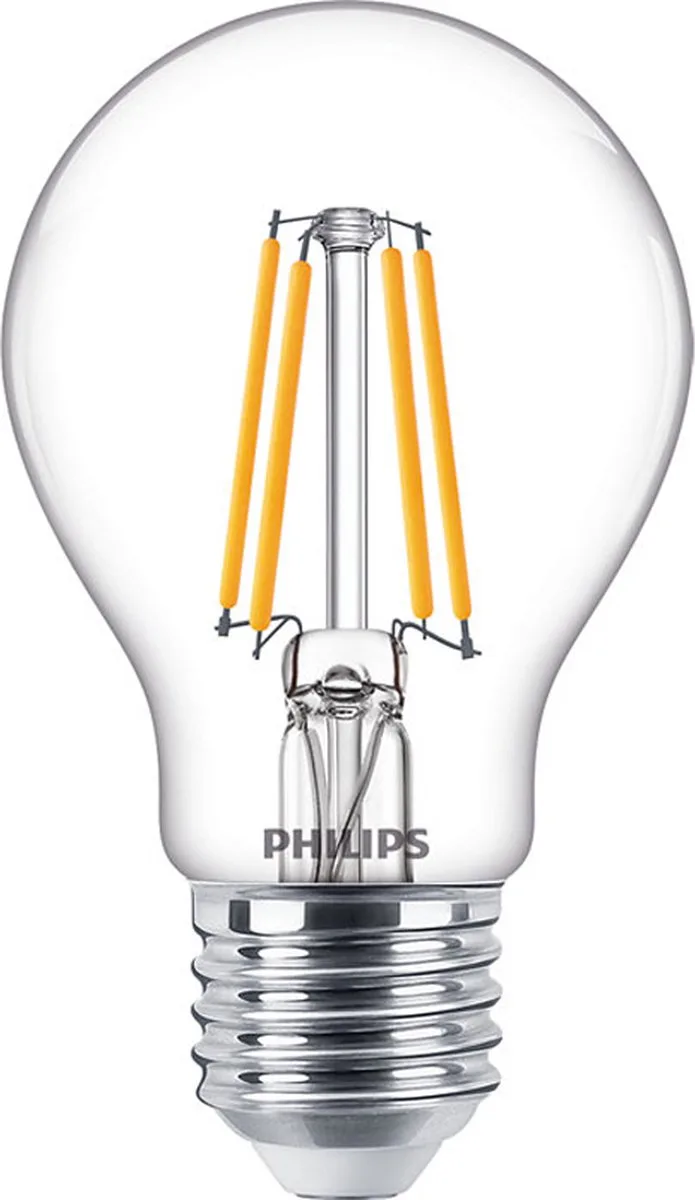 MASTER Value LED Lamp E27 Peer Helder 3.4W 470lm - 927 Zeer Warm Wit | Beste Kleurweergave - Dimbaar - Vervangt 40W van Philips – productfoto