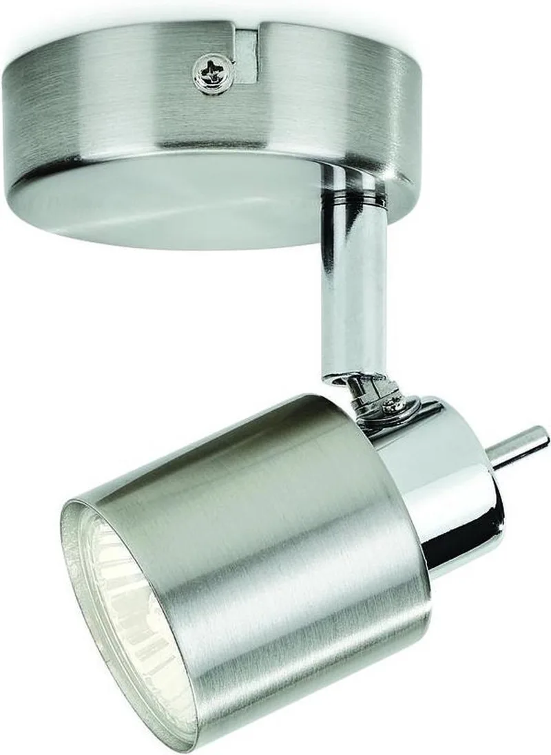 Meranti spot en saillie, 1-lichts de Philips en Nikkel – photo produit