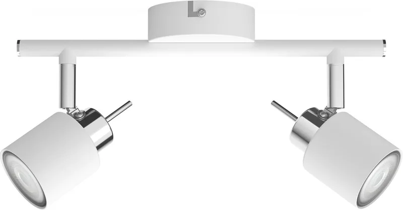Meranti opbouwspot - 2-lichts de Philips en Blanc – photo produit