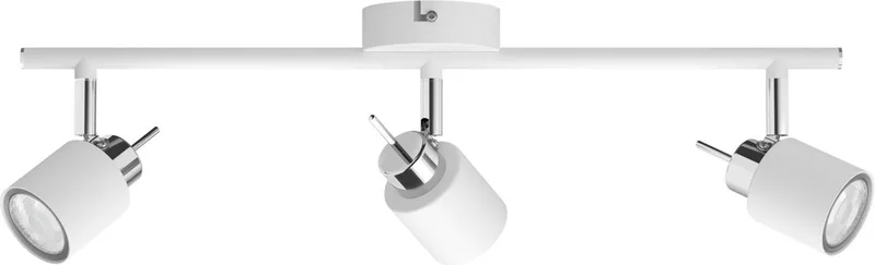 Meranti opbouwspot - 3-lichts de Philips en Blanc – photo produit