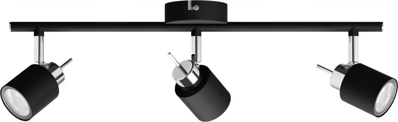 Meranti opbouwspot - 3-lichts van Philips in Zwart – productfoto