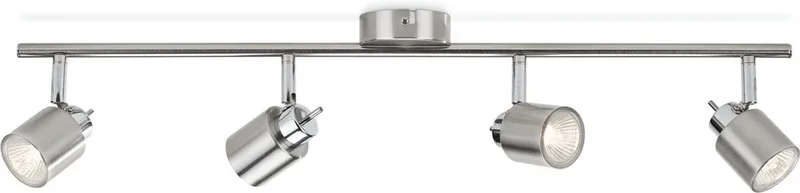 Bande Led Gu10 Meranti 4 Éléments de Philips en Argent – photo produit