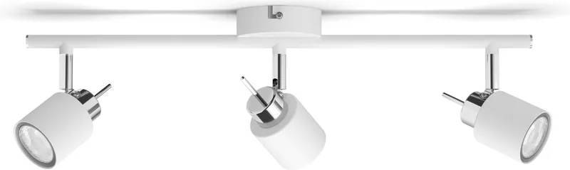 Meranti opbouwspot - 4-lichts de Philips en Blanc – photo produit
