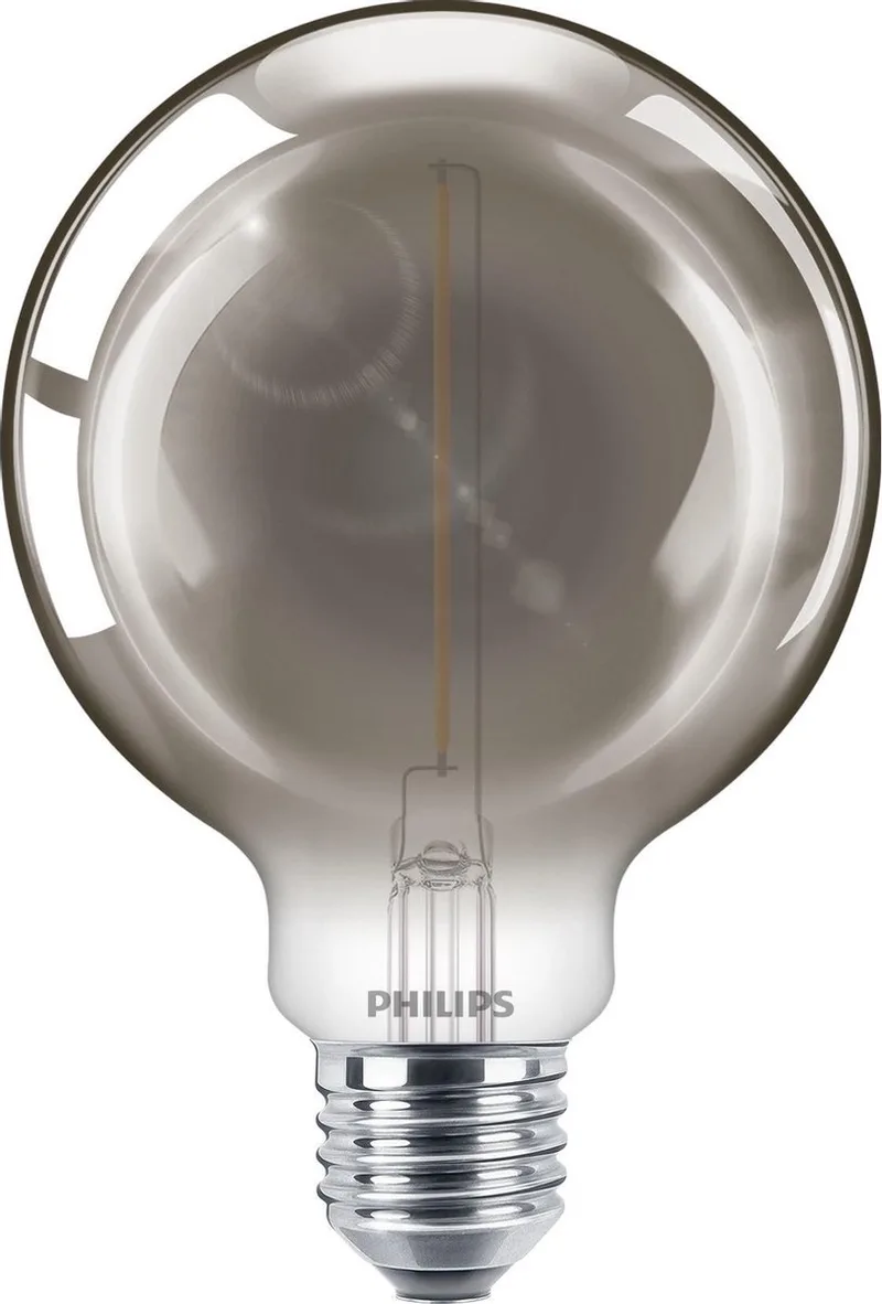 Modern LED E27 - Lichtbron - Flame - 11W G93 smoky - Niet dimbaar by Philips – product photo