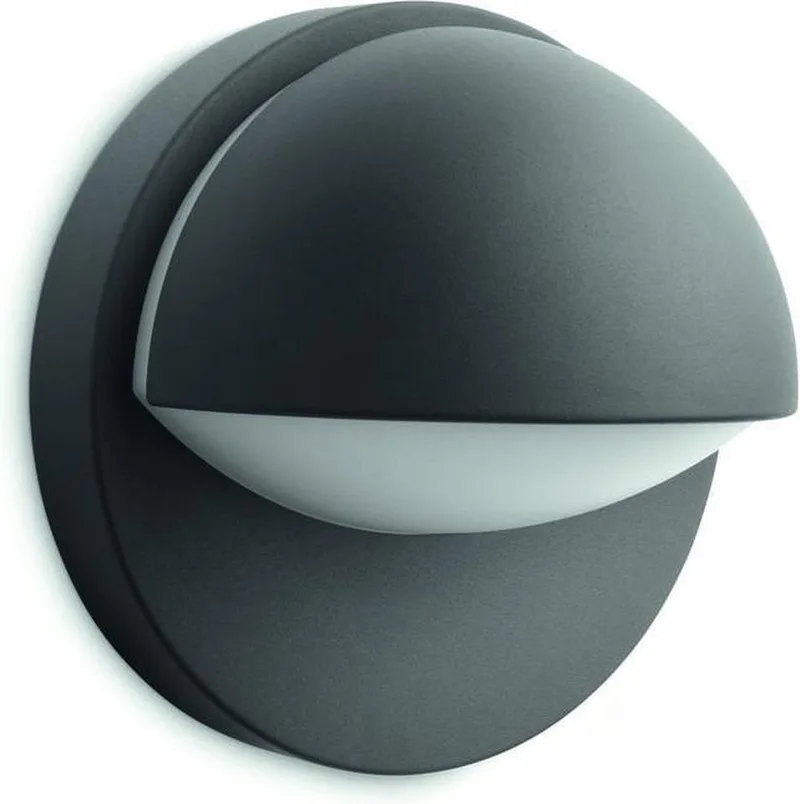 myGarden June Wandlamp - 1 Lichtpunt - 1 x 741lm de Philips en Anthracite – photo produit