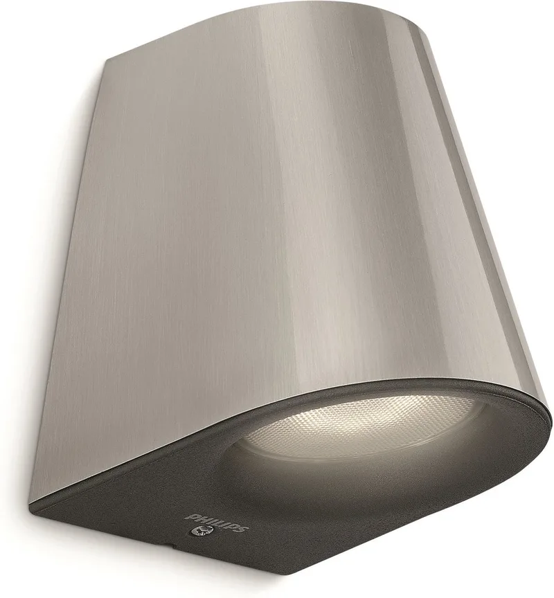 myGarden Virga - Wandlamp - LED - Inox de Philips en Gris clair – photo produit