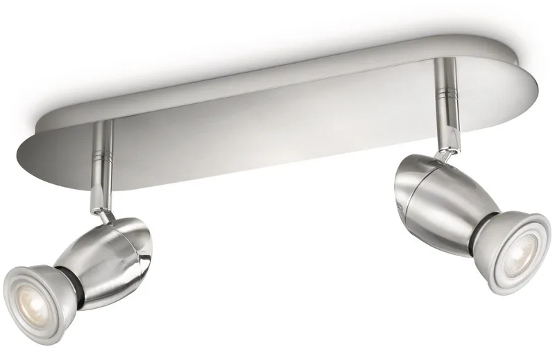 myLiving Chestnut - Plafondspots - 2 lichts - Mat fra Philips i Krom – produktbillede