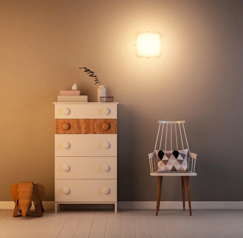myLiving Mezen - Plafondlamp - LED van Philips in Wit – productfoto
