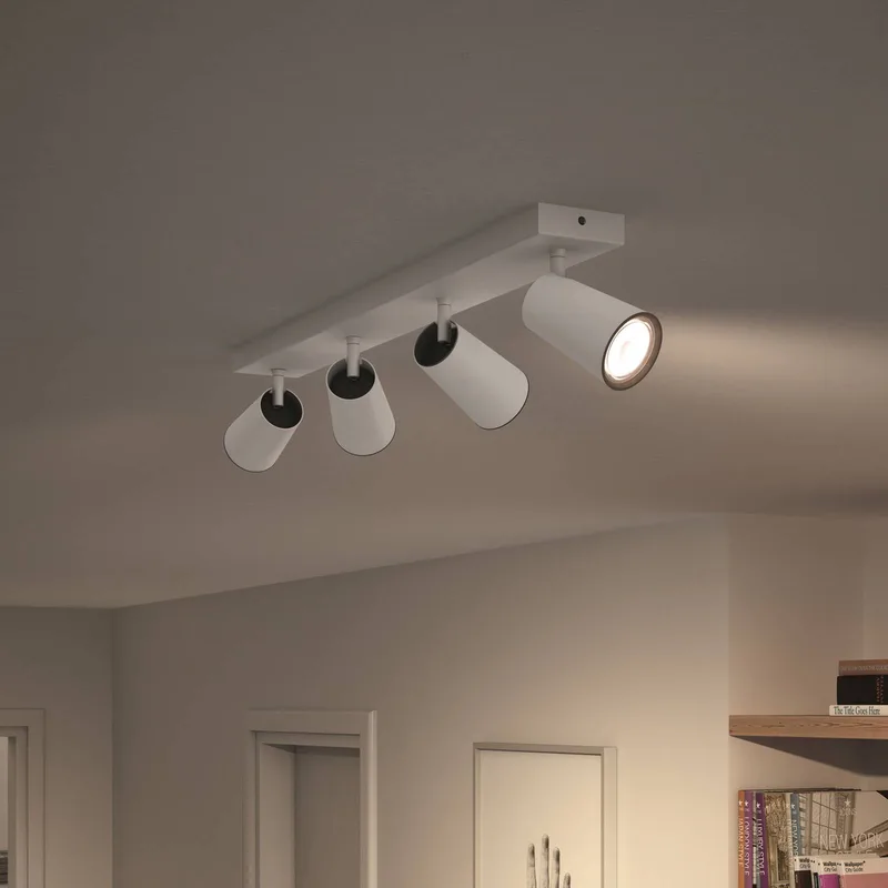 myLiving Paisley Spot GU10 4-ljus vit från Philips i Vit – produktbild