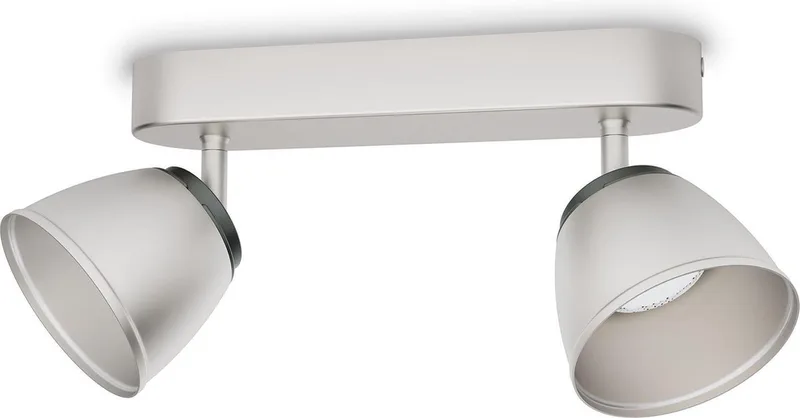 myLiving Spotlamp County RVS 2-spot de Philips en Chrome – photo produit
