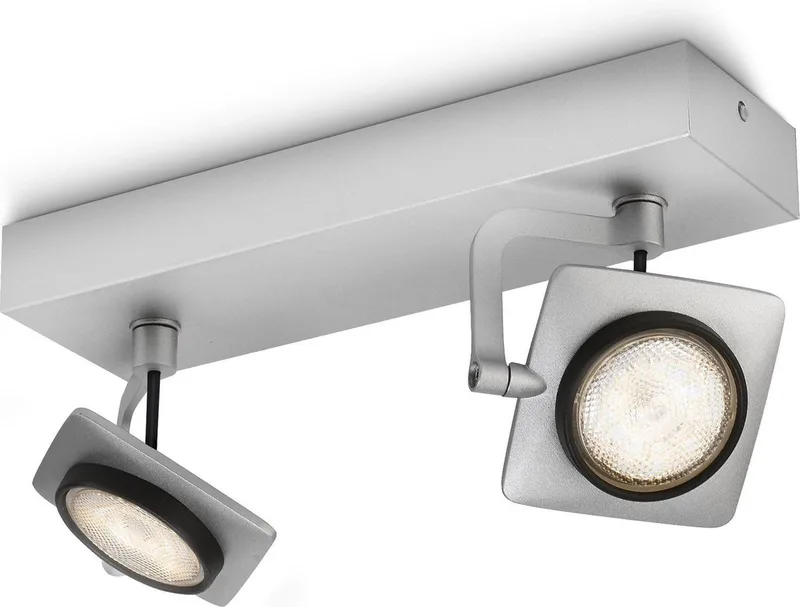 myLiving Spotlight Millenium 2x4,5 W 531924816 fra Philips i Grå – produktbillede