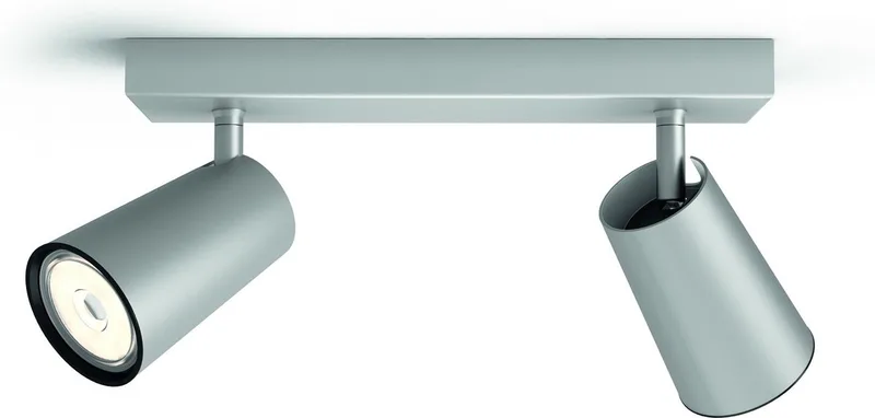 Paisley opbouwspot - 2-lichts by Philips in Aluminium – product photo