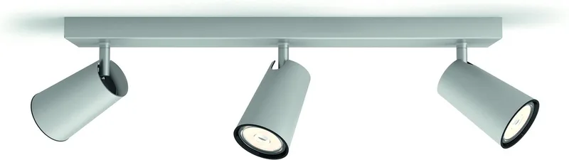 Paisley opbouwspot - 3-lichts de Philips en Aluminium – photo produit