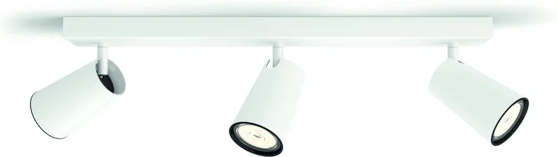 Paisley opbouwspot - 3-lichts fra Philips i Hvid – produktbillede