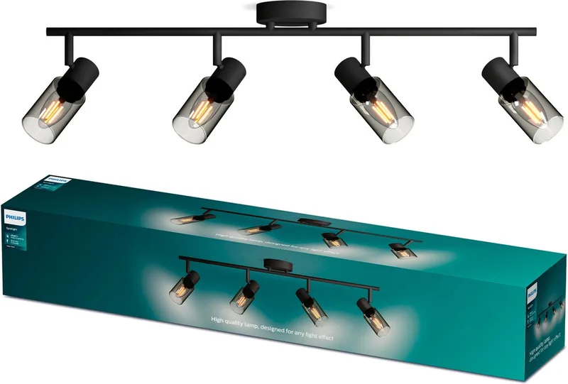 Palms 8720169299337 Spot de plafond E14 100 W noir de Philips en Noir – photo produit