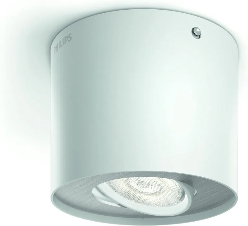 Phase, ytmonterad spotlight, 1-ljus från Philips i Vit – produktbild