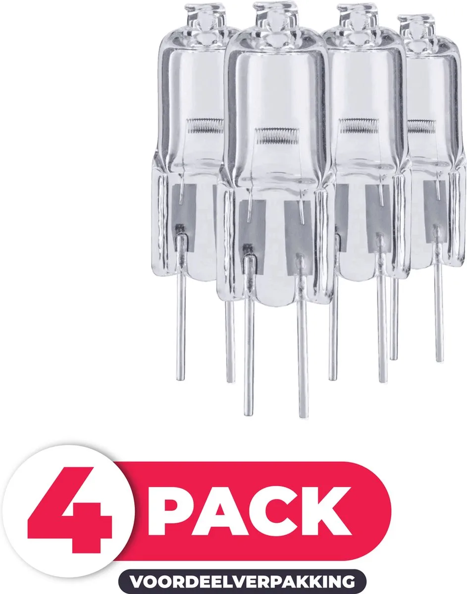 Philips 12V Halogeenlamp G4 - 7W (10W) - Warm Wit Licht - Dimbaar - 4 stuks by Philips – product photo