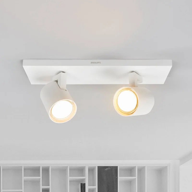LED Runner 5309231P0 Tak-spotlights LED GU10 7 W Vit från Philips i Vit – produktbild
