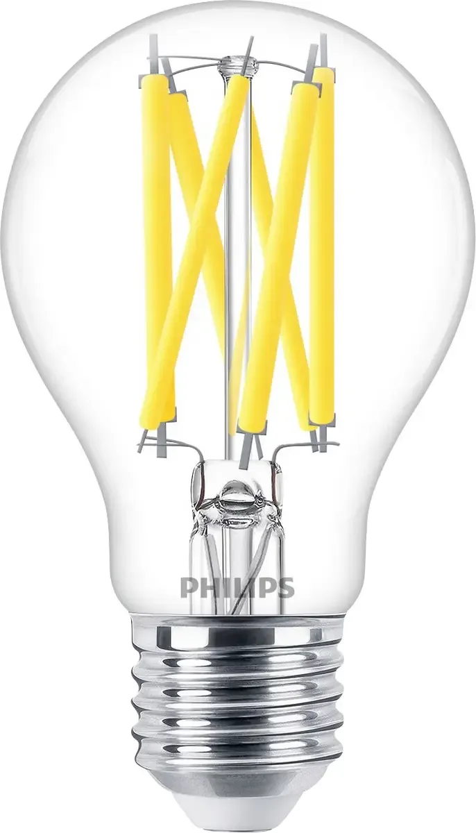 Philips 31101500 LED CEE D (A - G) E27 forme de poire 10.5 W = 100 W blanc chaud (Ø x H) 60 mm x 108 mm à intensité variable (DimTone) 1 pc(s) de Philips – photo produit
