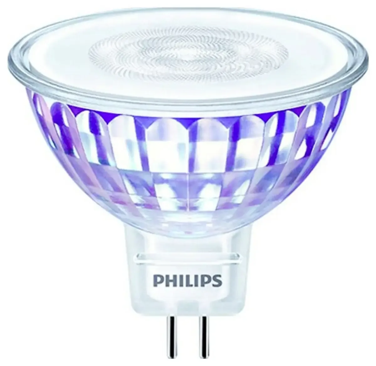 Philips 81479600 Ampoule à incandescence CEE F (A - G) GU5.3 réflecteur 7 W neutre (Ø x H) 50.5 mm x 45 mm 1 pc(s) de Philips en Blanc – photo produit