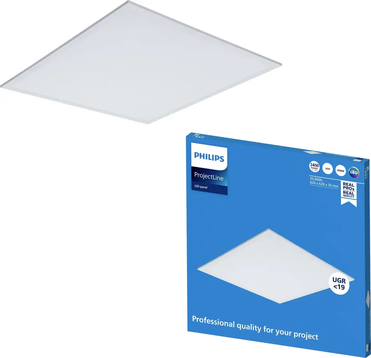 Philips 8719514955301 LED-paneel von Philips in Weiß – Produktfoto