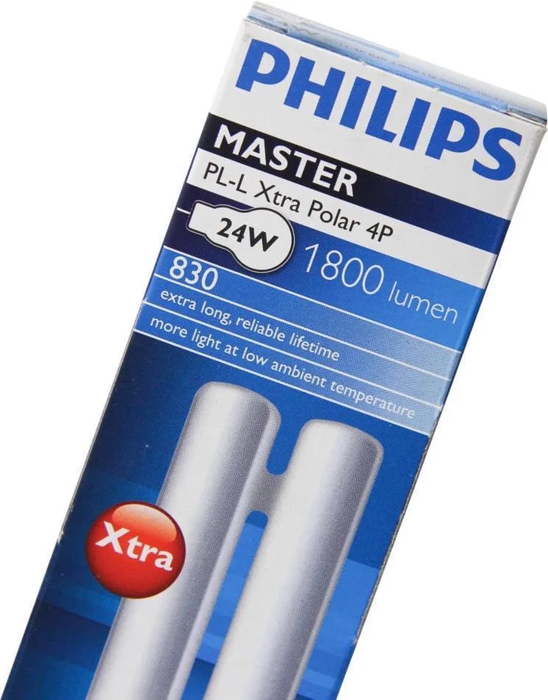 PL-L 24W 827 4P MASTER Zeer Warm Wit - 4-Pin. de Philips – photo produit