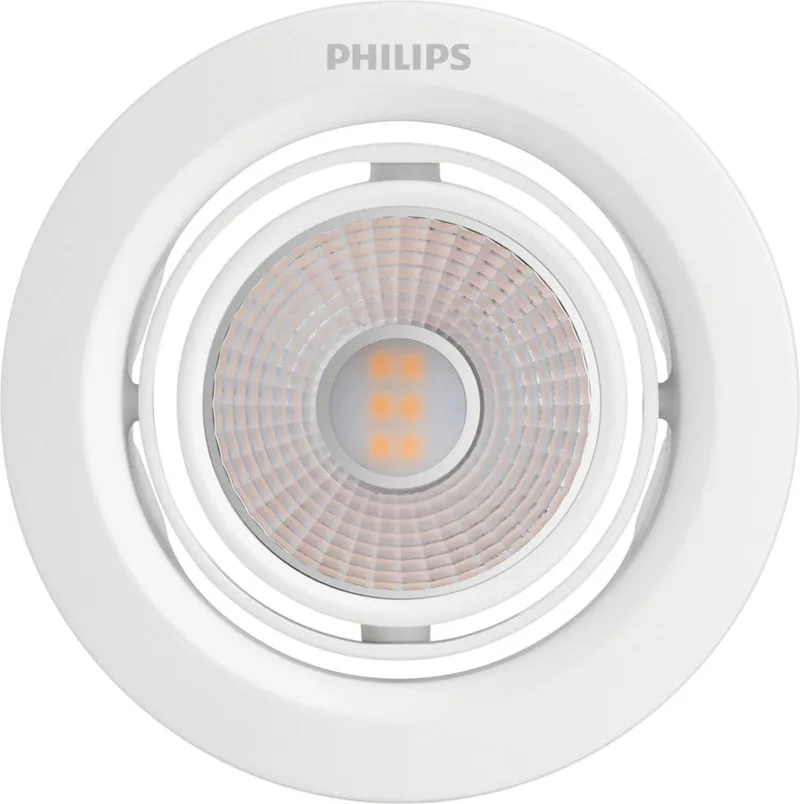 Pomeron inbouwspot - 3-lichts - 5W de Philips en Blanc – photo produit