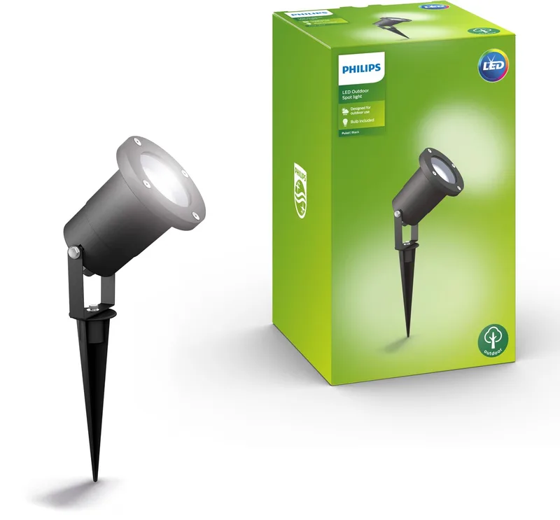 PULED spike prikspot voor buiten de Philips en Noir – photo produit