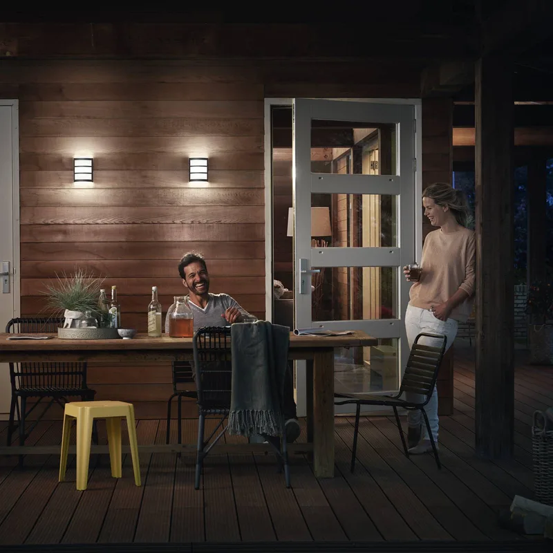 Python LED buitenwandlamp 4.000K de Philips en Anthracite – photo produit