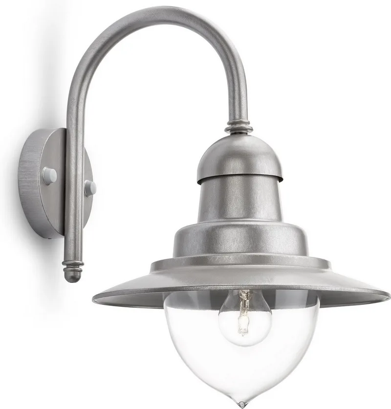 Raindrop buitenwandlamp - 1-lichts fra Philips i Grå – produktbillede