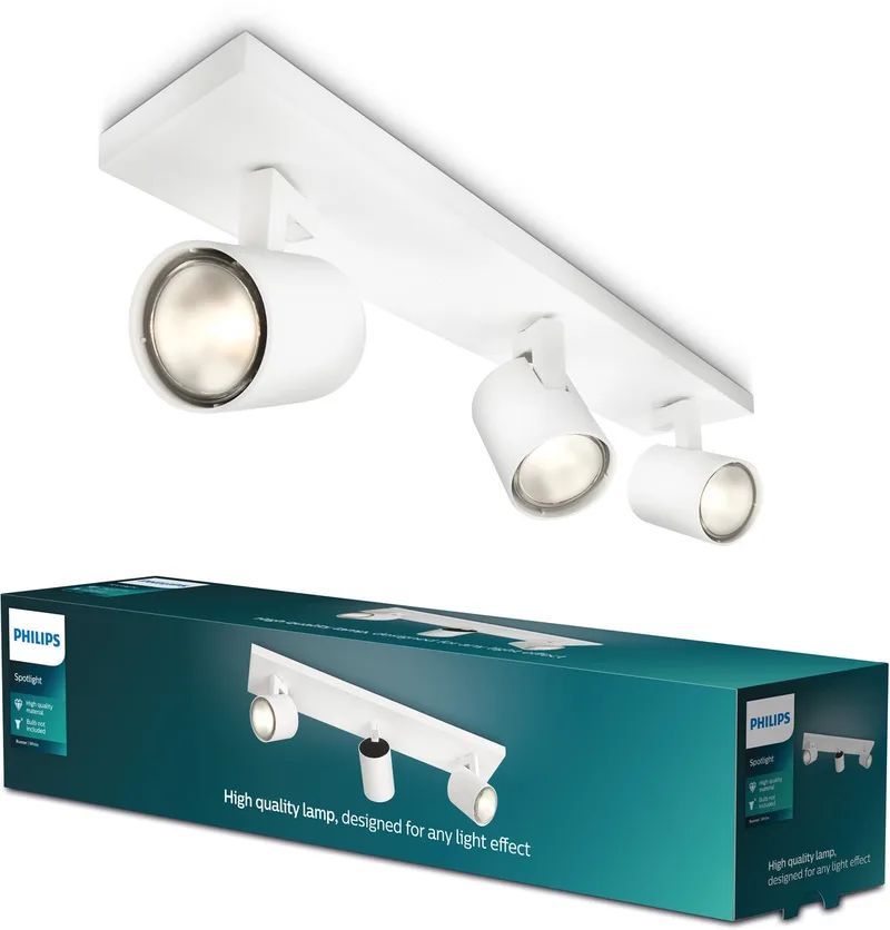 Runner opbouwspot - 3-lichts från Philips i Vit – produktbild