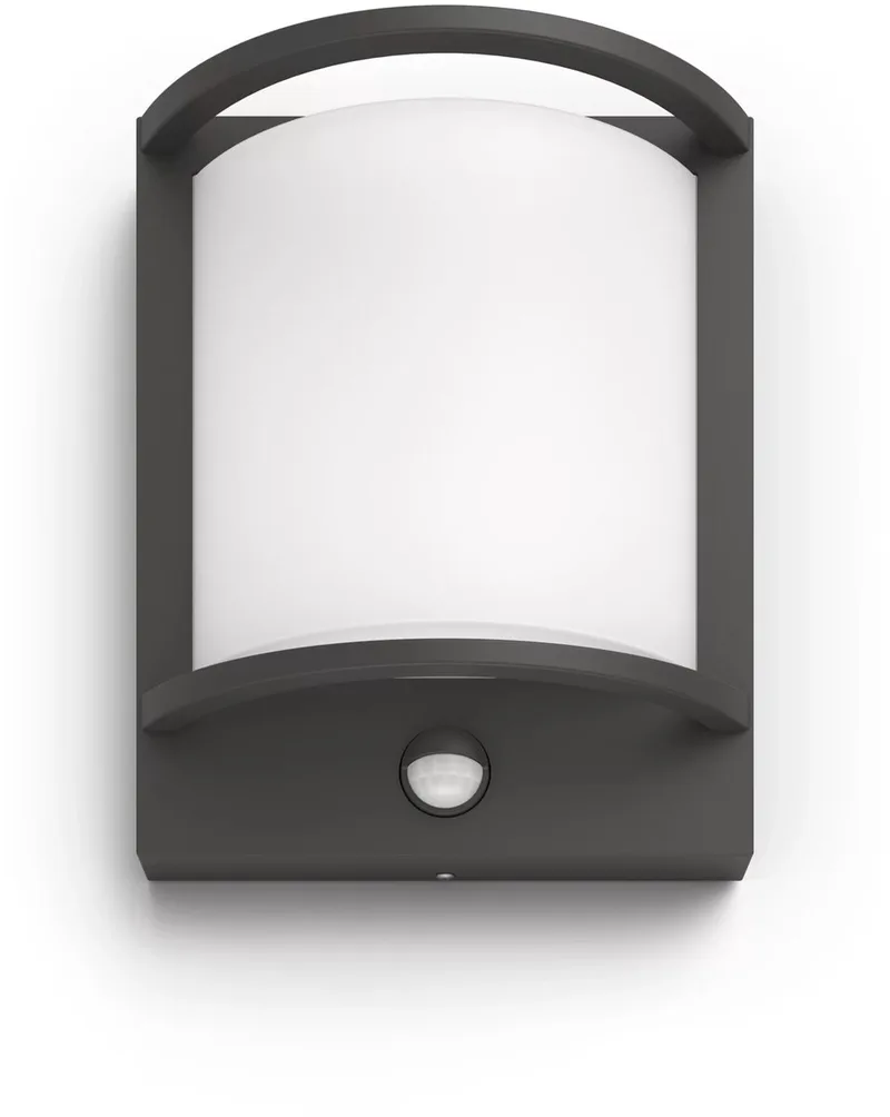 myGarden Samondra LED-vägglampa sensor von Philips in Anthrazit – Produktfoto
