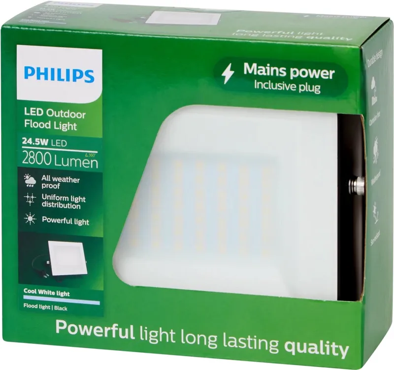 schijnwerper - Outdoor - All Weather proof - Powerful light de Philips en Blanc – photo produit