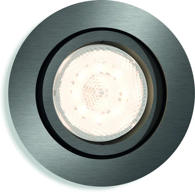 Shellbark - Inbouwspot - 1 Lichtpunt - 1 x 500lm de Philips en Gris – photo produit
