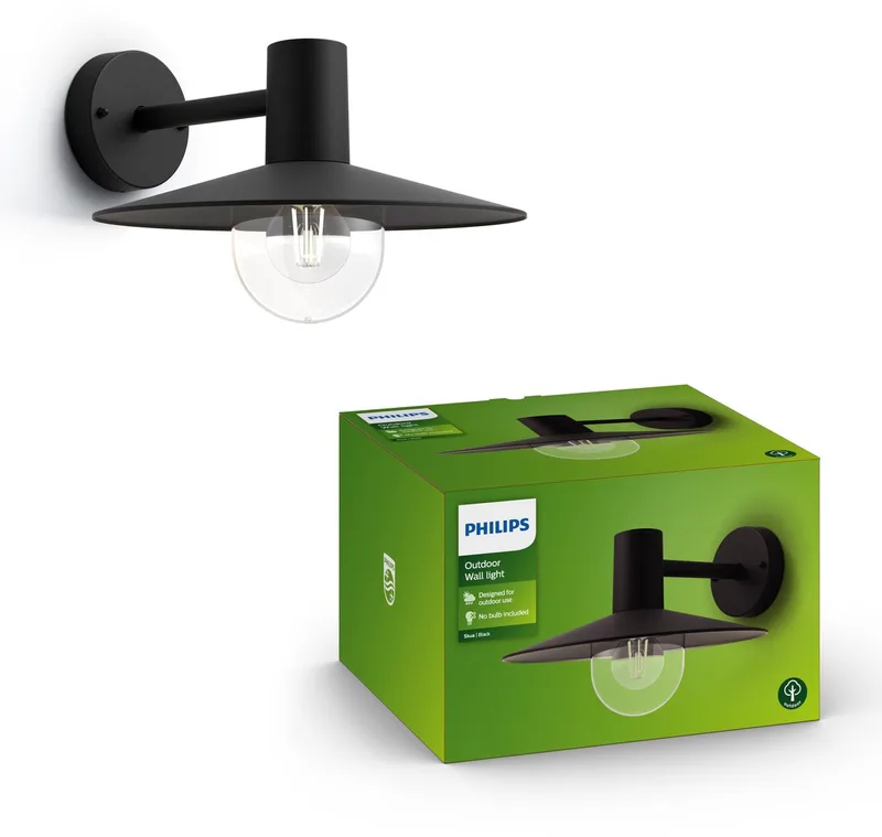 Skua buitenwandlamp van Philips in Zwart – productfoto