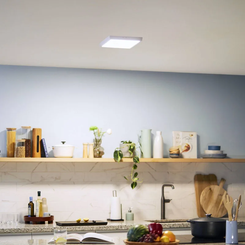 Slim Surface LED 4.000 K kantet 21cm hvid fra Philips i Hvid – produktbillede