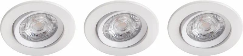 Sparkle inbouwspot - 3-lichts från Philips i Vit – produktbild