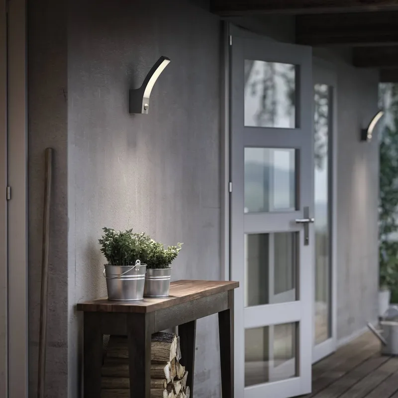 Splay LED lamp sensor 4.000 K fra Philips i Antracit – produktbillede