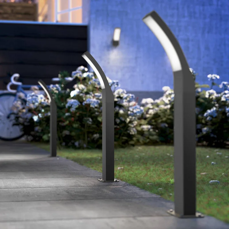 Splay LED tuinpadverlichting, 60 cm, 4.000 K, antraciet, IP44 fra Philips i Antracit, Hvid – produktbillede