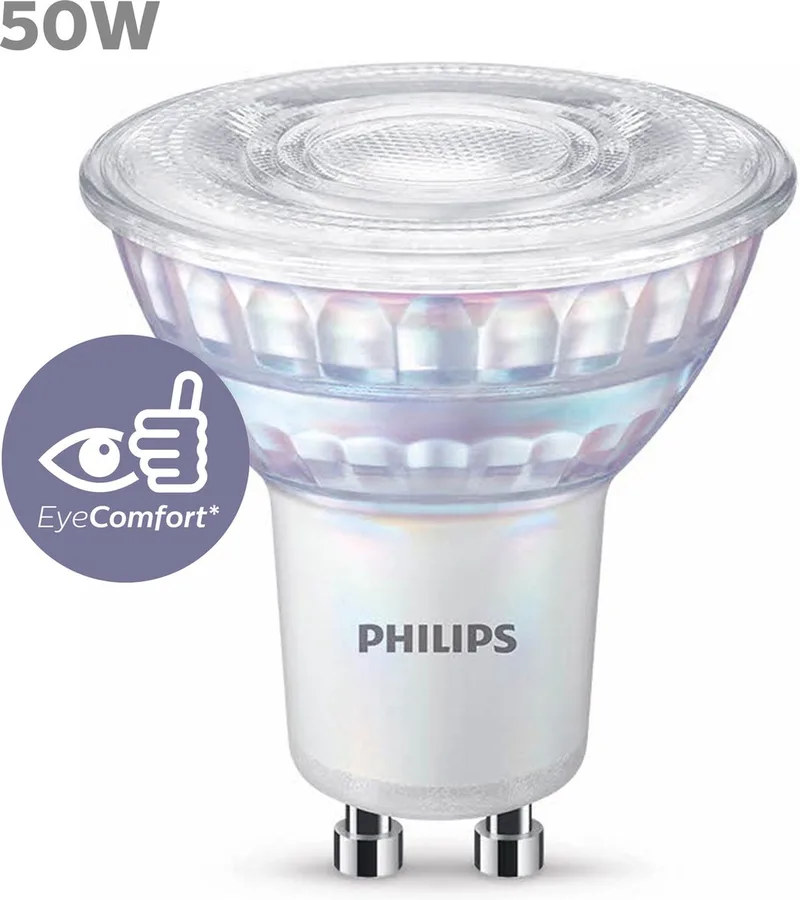 Spot - 50 W - GU10 - Dimbaar koelwit licht fra Philips – produktbillede